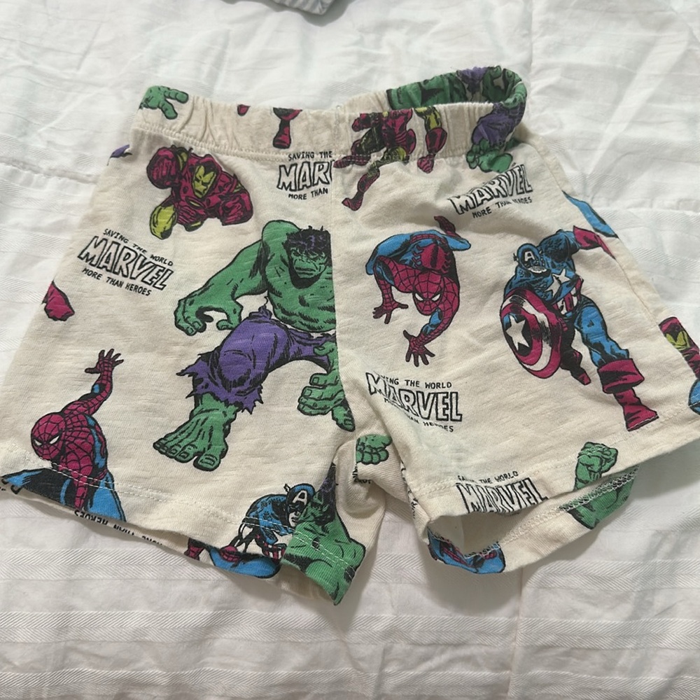 Zara kids Marvel shorts